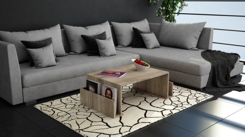 Konferenční stolek Magazin - Walnut