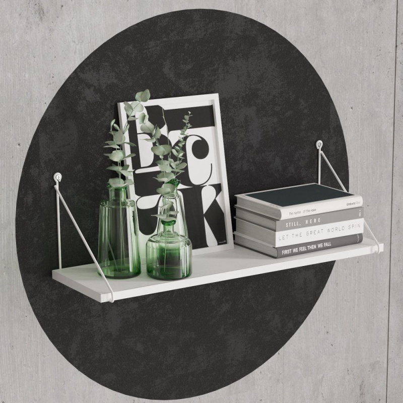 Nástěnná police Armoni - Shiny White