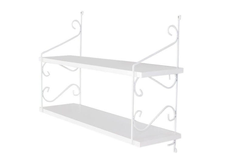 Nástěnná police Seramoni 2'li - Shiny White