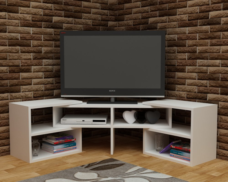 TV stolek Care - White