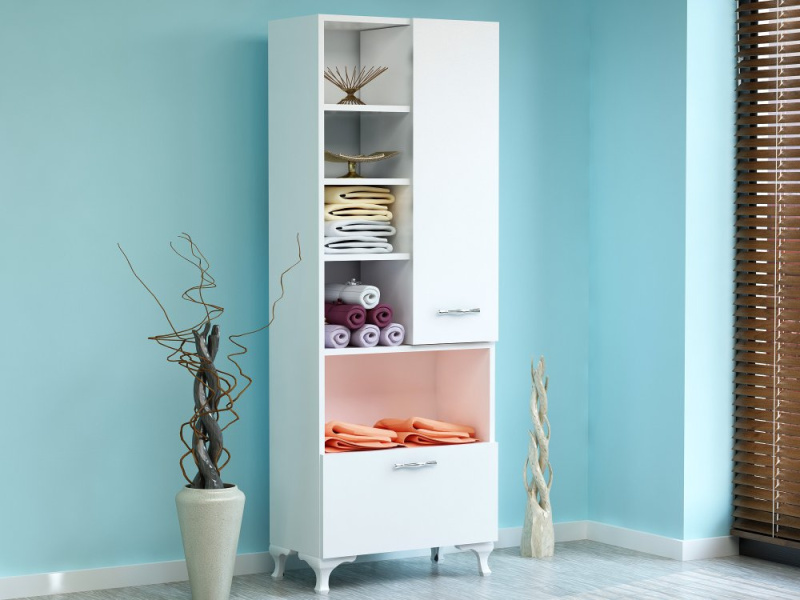 Víceúčelová skříňka Sezen - White