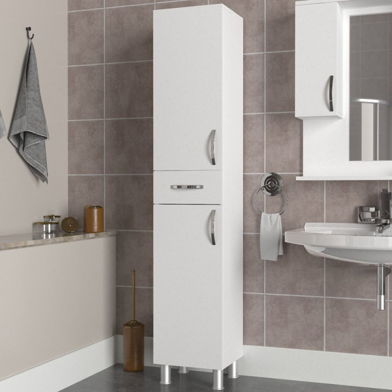 Koupelnová skříňka Selin - White