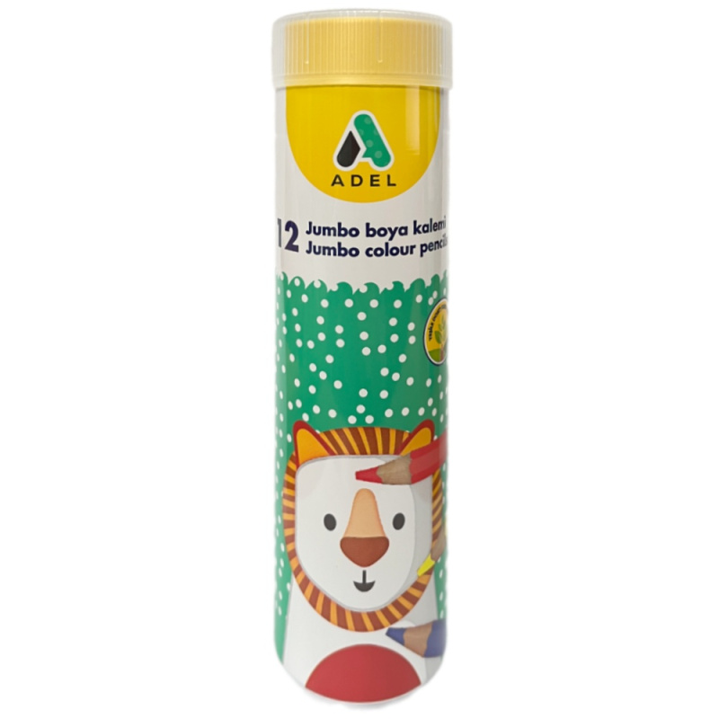 Pastelky Jumbo šestihranné sada (12ks) - zákadní mix