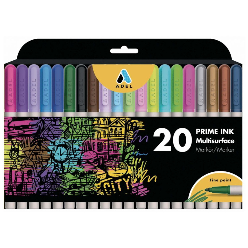 Fixy Prime Ink sada (20ks) - mix odstíny