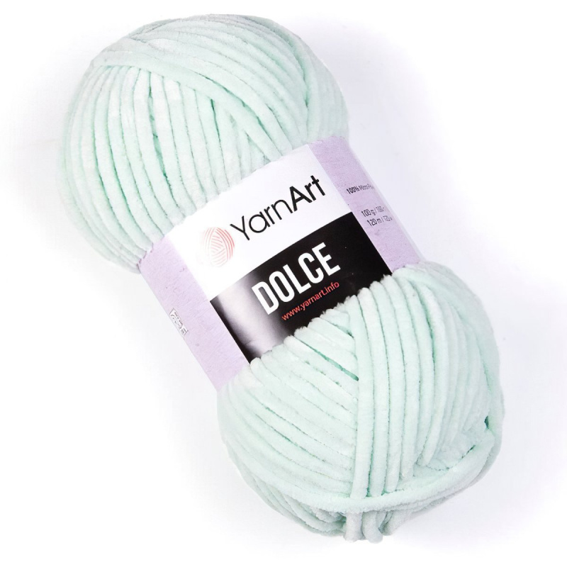 Pletací příze YarnArt DOLCE 753 světle zelená, efektní, 100g/120m