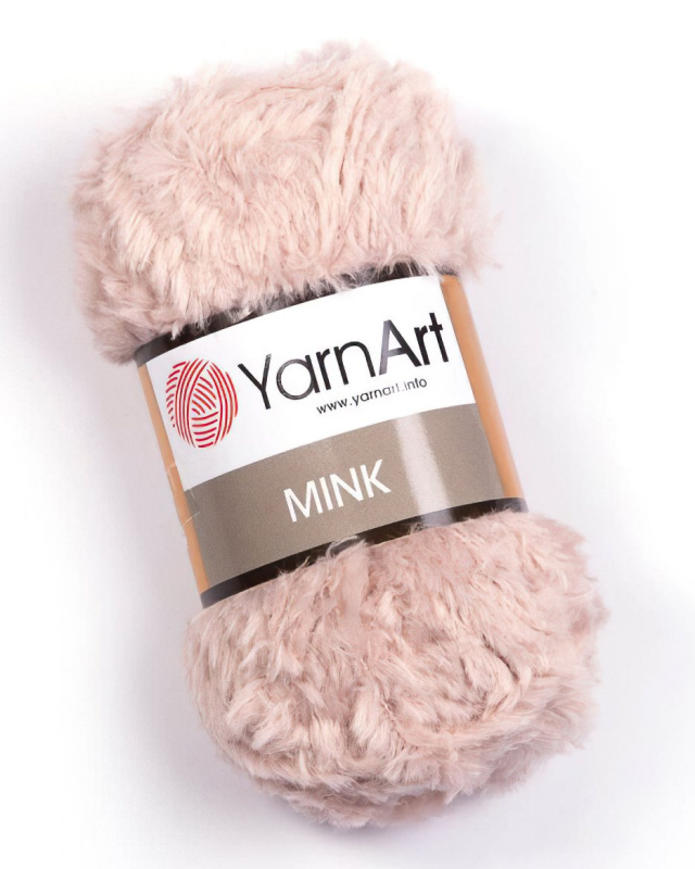 Pletací / háčkovací příze YarnArt MINK 331 béžová, kožešinový efekt, jednobarevná 50g/75m