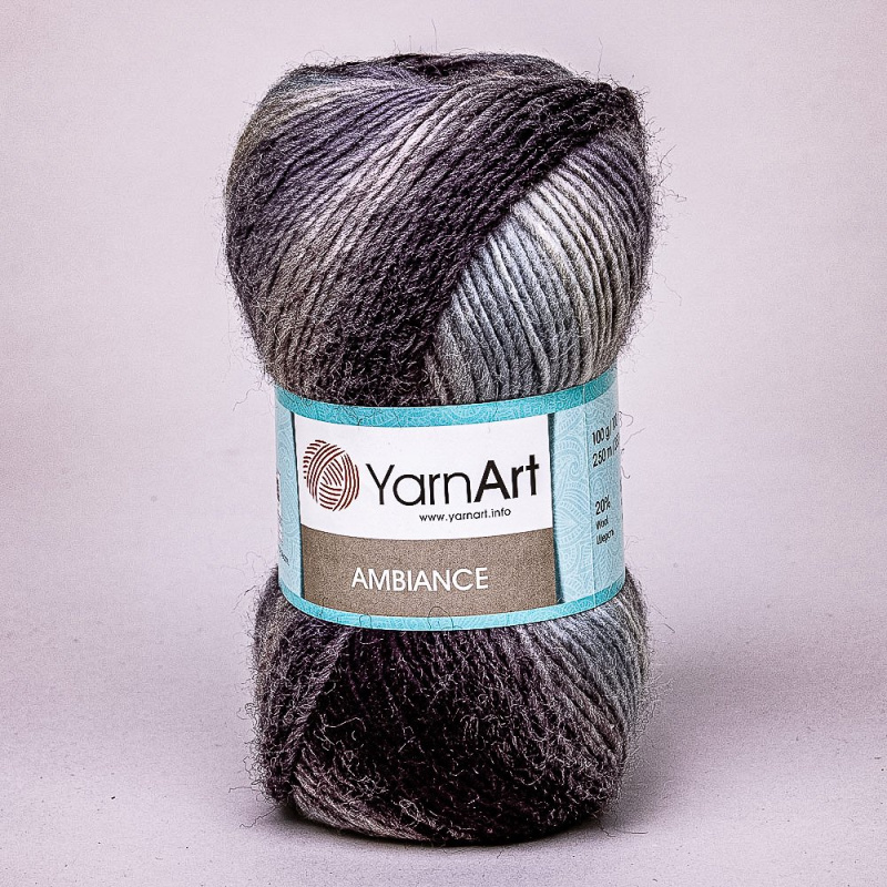 Pletací příze YarnArt AMBIANCE 151 šedo-béžová, melírovaná, 100g/250m
