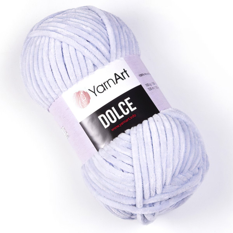 Pletací příze YarnArt DOLCE 776 světle fialová, efektní, 100g/120m