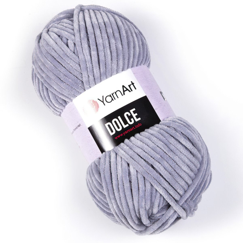 Pletací příze YarnArt DOLCE 782 šedá, efektní, 100g/120m