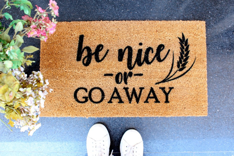 Coco Doormat Go Away