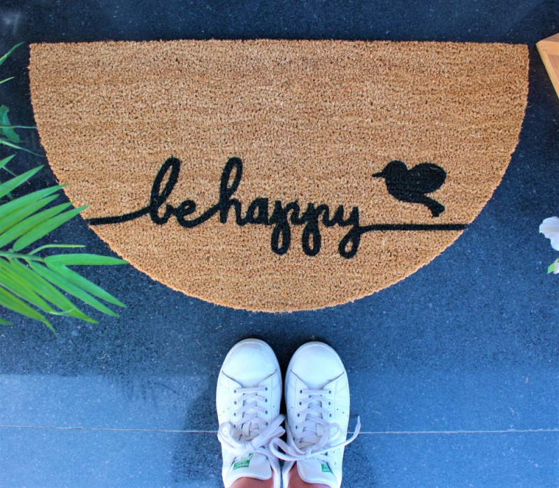 Coco Doormat Be Happy