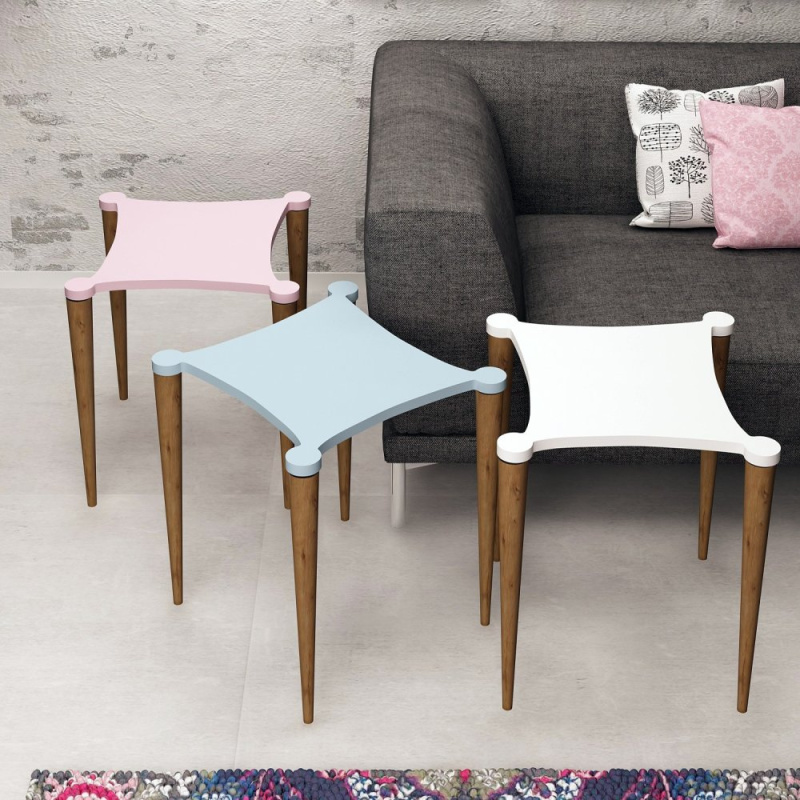 Sada odkládacích stolků (3 kusy) Tremo