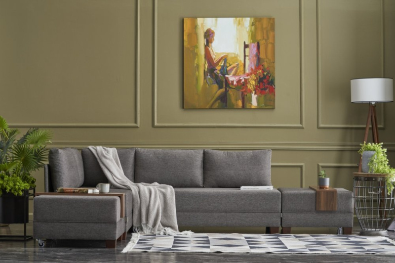 Rohová rozkládací pohovka Fly Corner Sofa Bed Left - Brown