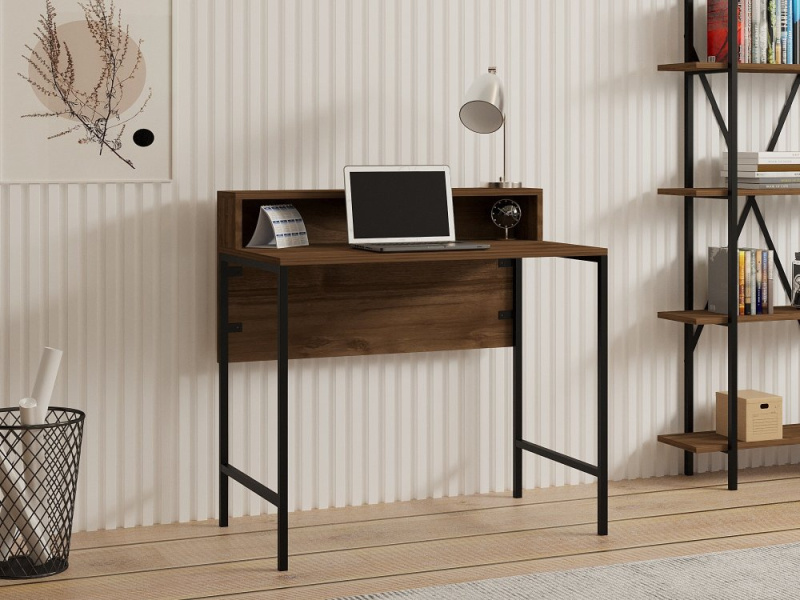 Psací stůl Uso - Walnut, Black