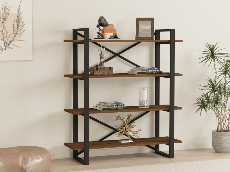 Knihovna Makro - Walnut