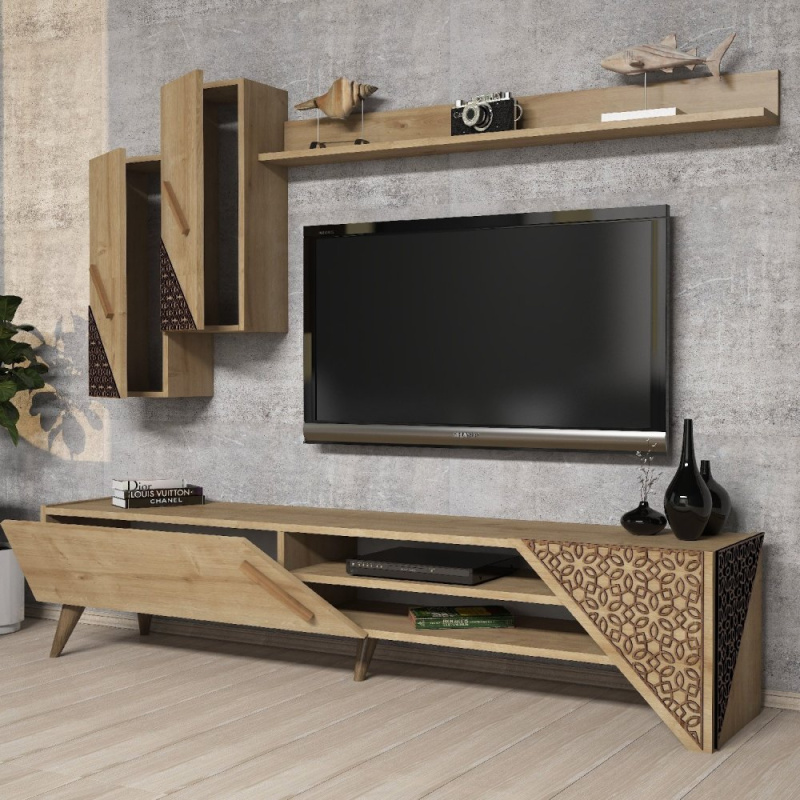 TV stěna / Sestava pod TV Beril - Oak
