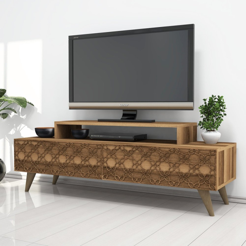 TV stolek City - Walnut