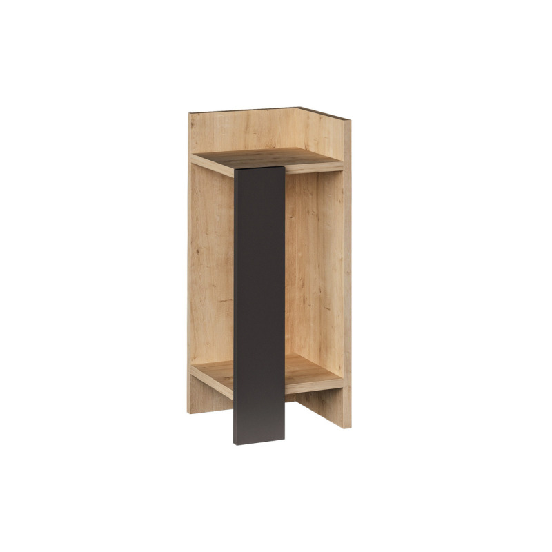 Noční stolek Elos Right - Oak, Anthracite