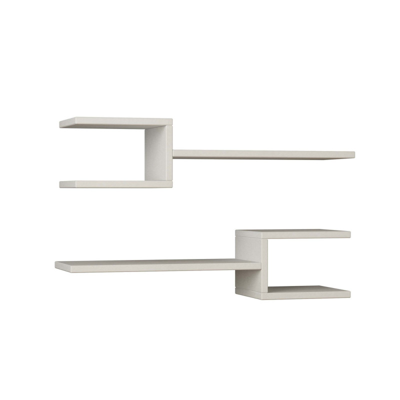 Nástěnná police Fork - White