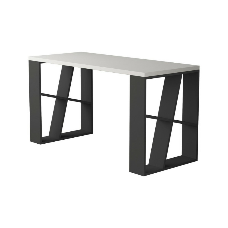 Psací stůl Honey - White, Anthracite
