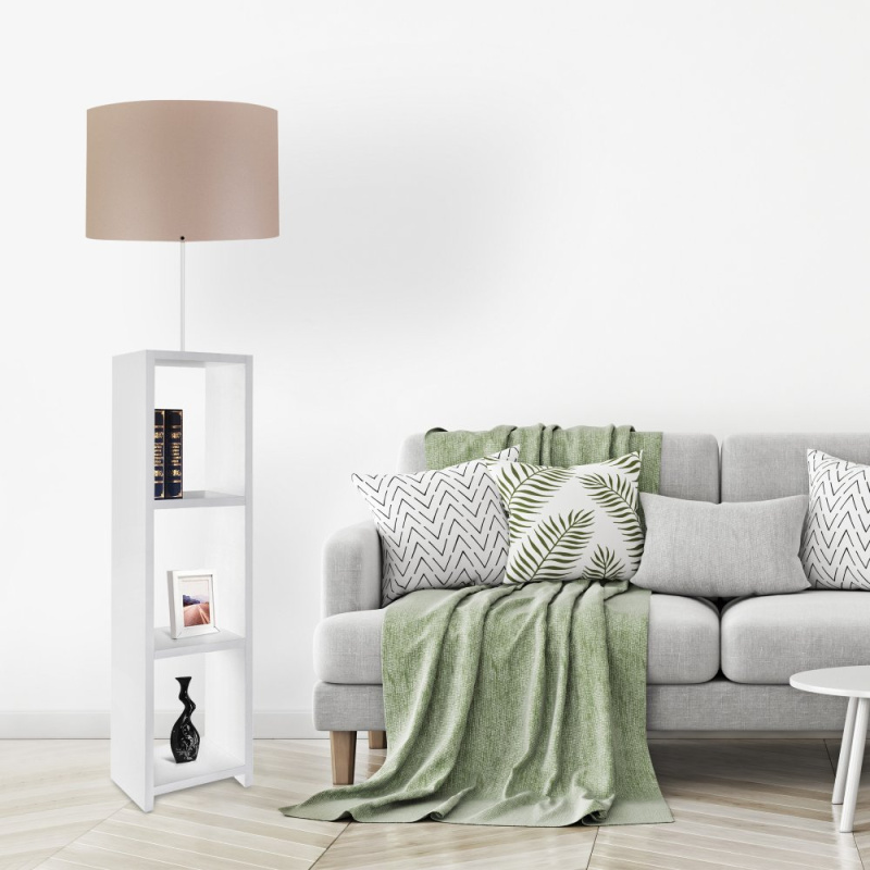 Dřevěná stojací lampa AYD-1801