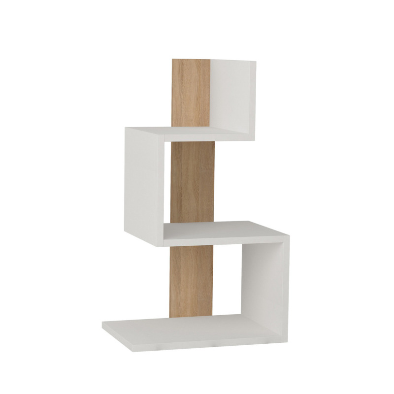 Odkládací stolek / Příruční stolek Rosie - White, Oak