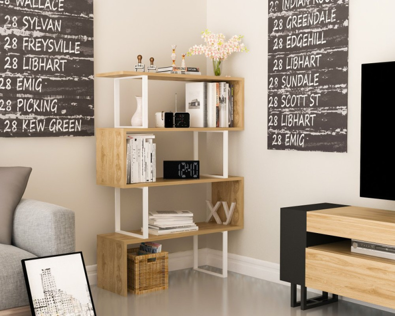 Knihovna Adriana - White, Ud