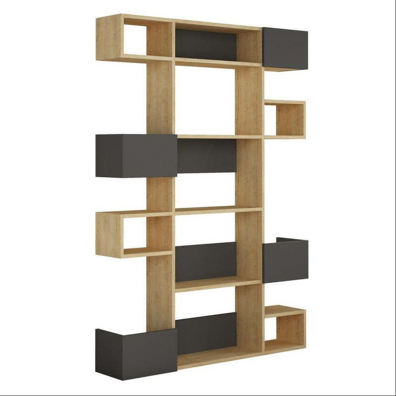 Knihovna Niho - Oak, Anthracite
