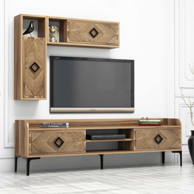 TV stěna / Sestava pod TV Samba - Walnut