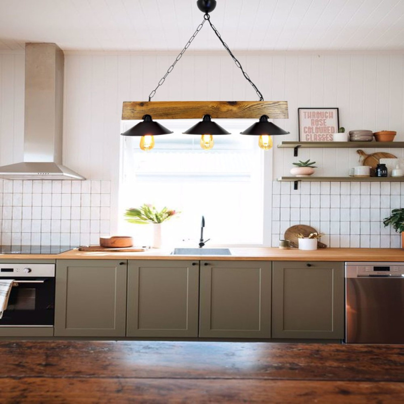 Lustr Üç Şapka Avize