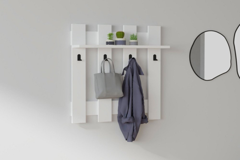 Nástěnný háček Carina - White