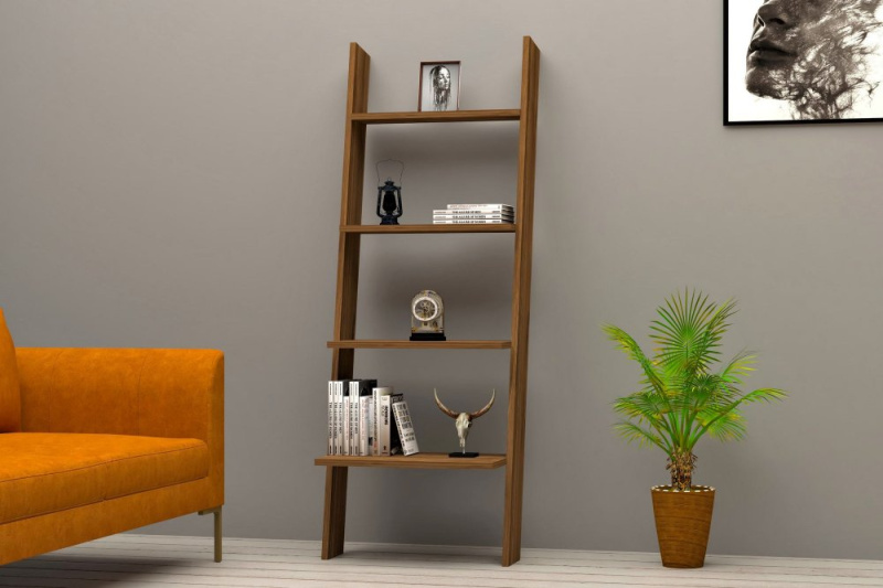 Knihovna Solid - Walnut