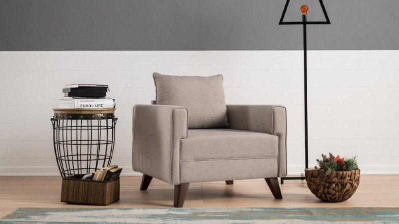Křeslo / Jednomístná pohovka Bella Armchair - Cream