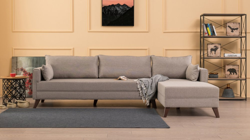 Rohová sedací souprava Bella Corner Sofa Right 1 - Cream