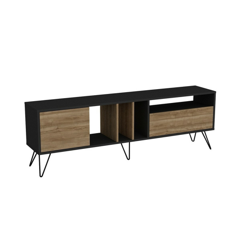 TV stolek Mistico (180) - Walnut, Black