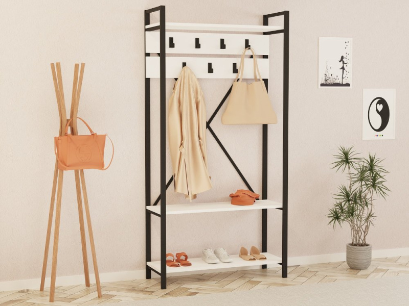 Předsíňová stěna Alfa - White