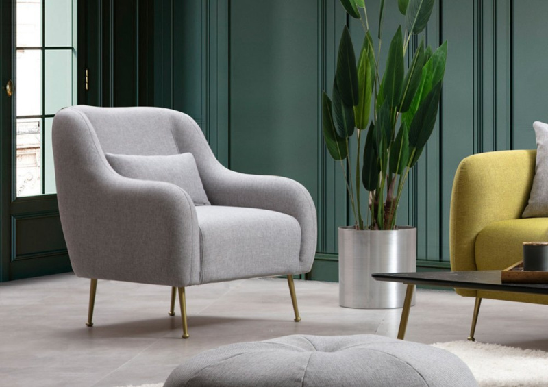 Křeslo ušák Sevilla Armchair - Grey