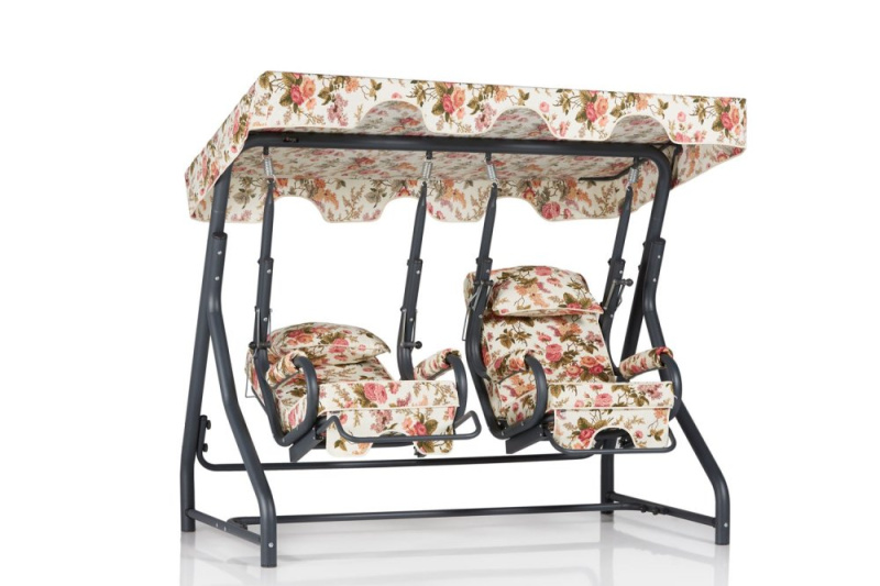 Garden Double Swing Chair Daisy 2 - Multicolor