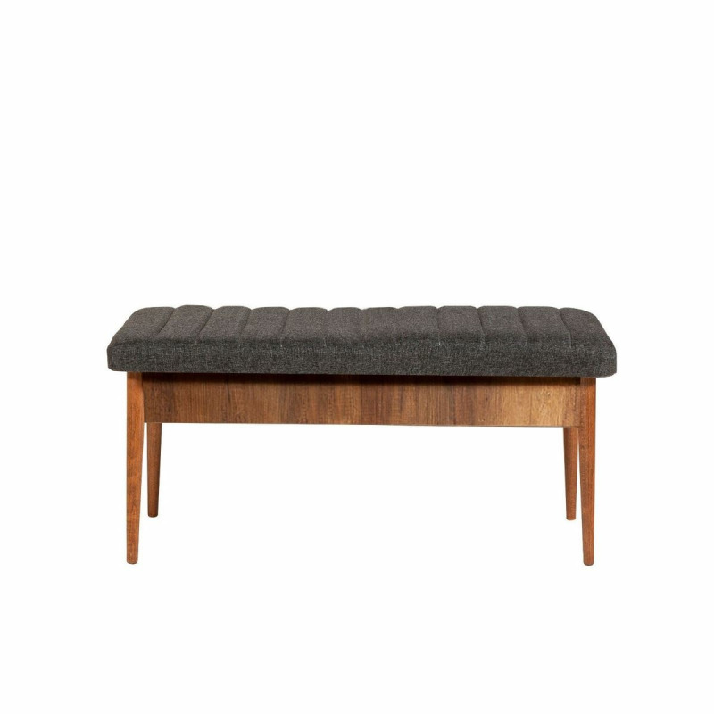 Lavice Vina Bench Anthracite, Walnut