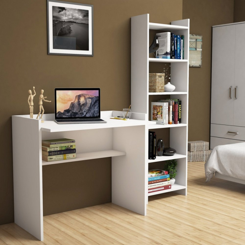 Psací stůl s knihovnou Karma