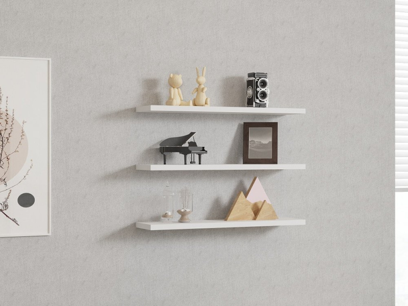 Nástěnná police Boss v2 - White