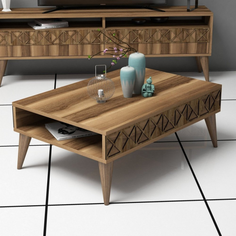 Konferenční stolek Line - Walnut