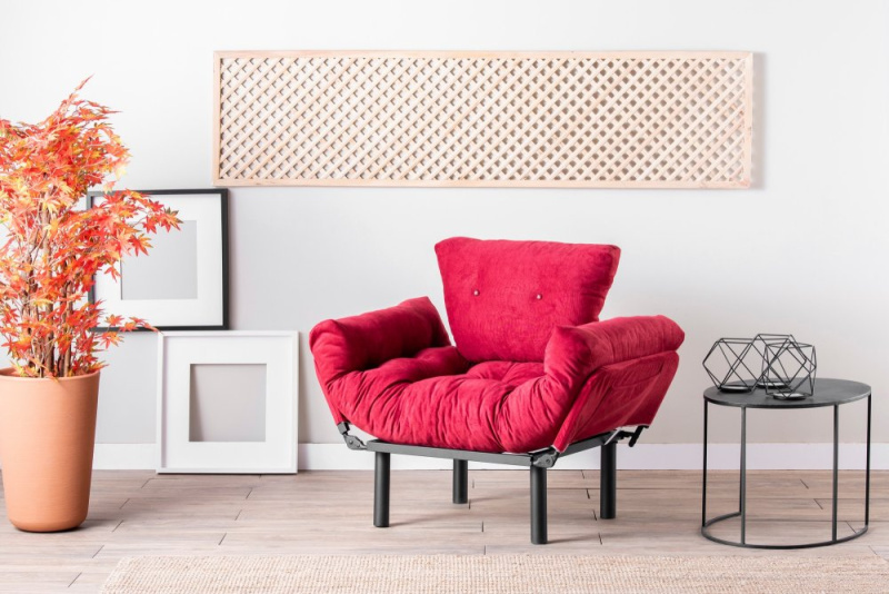 Křeslo ušák Nitta Single - Maroon