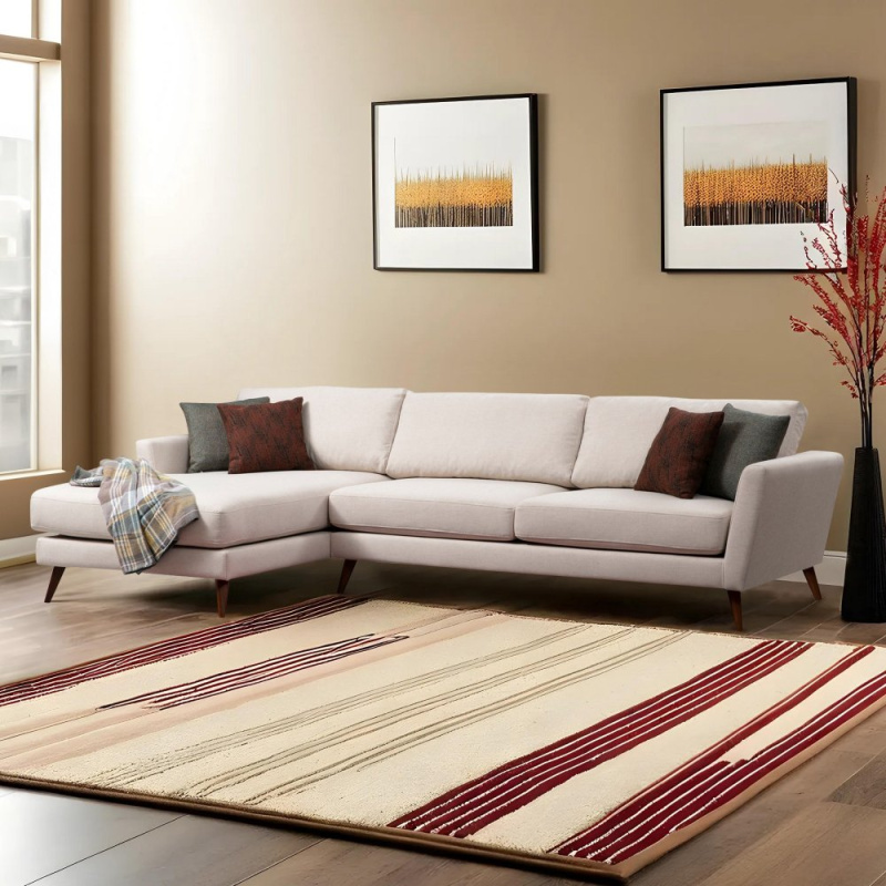 Rohová rozkládací pohovka Mayorka Corner Large Left (Chl - 3R ) - Beige