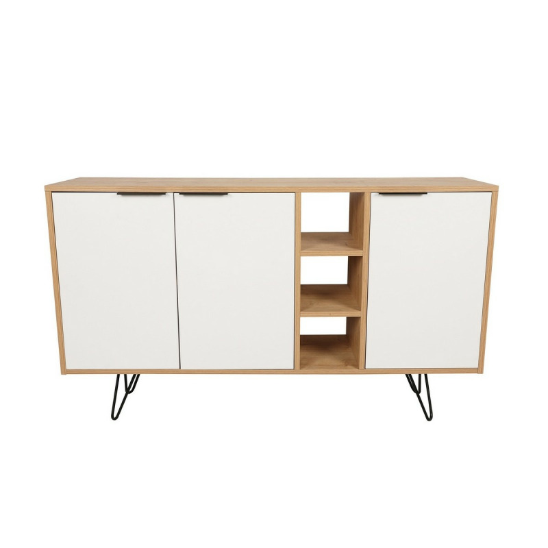 Konzolový stolek Clara Console - Oak, White