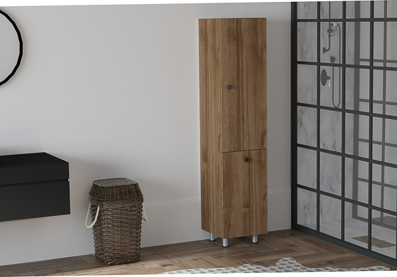 Koupelnová skříňka Lipa - Walnut