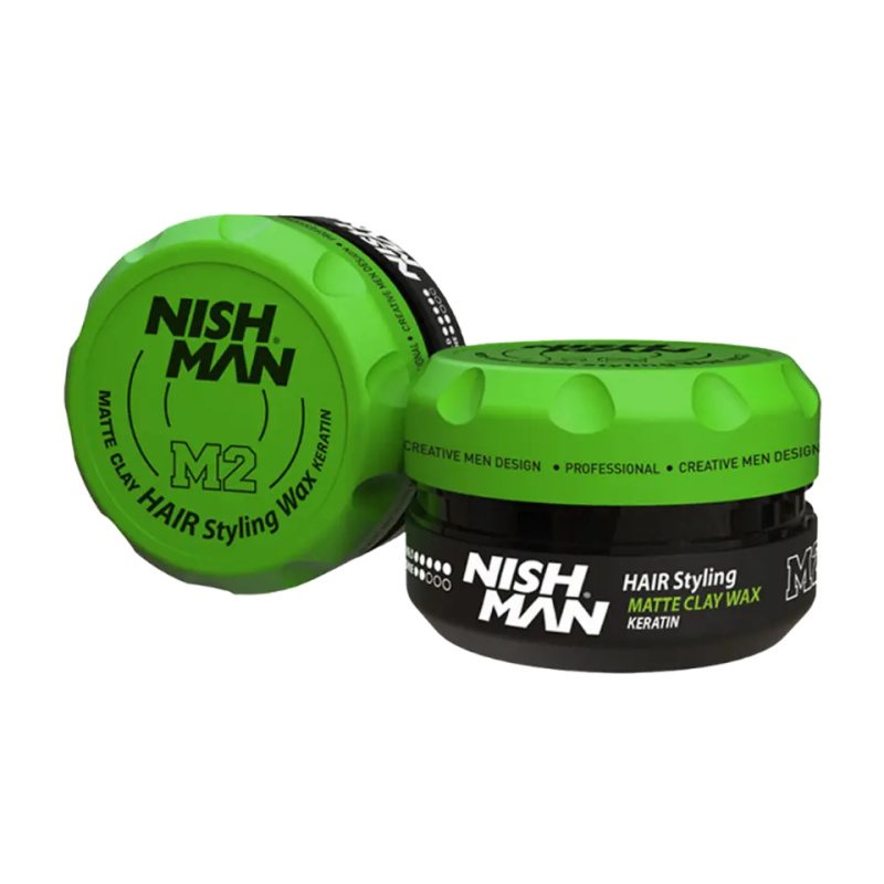 Nish Man M2 stylingový vosk pro krátké vlasy s keratinem 100 ml