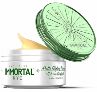Immortal NYC Matte Styling Pomade Extreme Dry Look matná pomáda na vlasy 150 ml