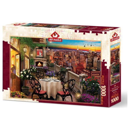 ART PUZZLE Puzzle Večeře v New Yorku 1000 dílků