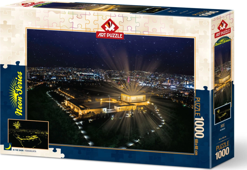 ART PUZZLE Svítící puzzle Anıtkabir 1000 dílků